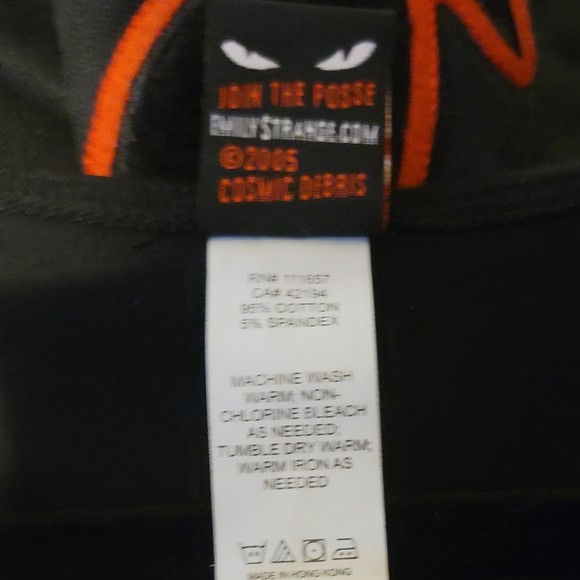 Emily the Strange Dress Spider Web Black Goth y2k 2005 NWT - Picture 11 of 11